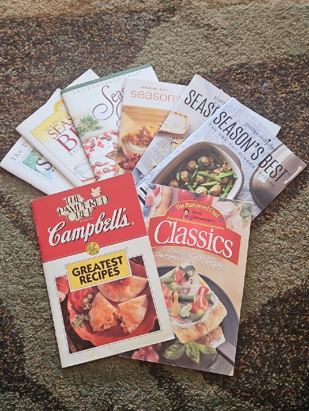 Pampered Chef Seasons Best Recipe Books